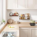 Fixwal Wall Shelves, 4 Sets of Hanging Floating Shelves, Wall Mounted Shelves - Image 6