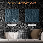 Sonicism Wall Panels Upgrade 12 Pack, 0.7”x11.8”x11.8”Pyramid 3D Wall Panels - Image 4