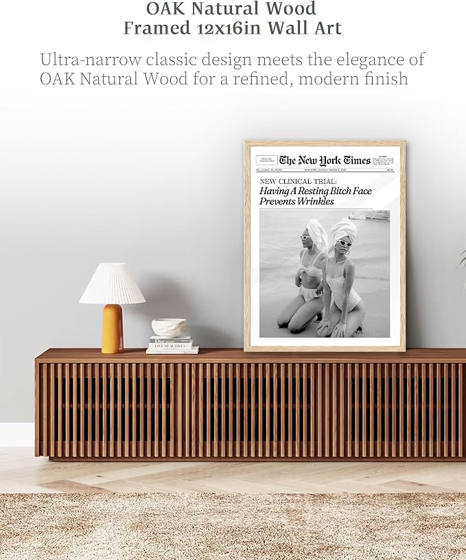 iHery Unframed Trendy Hot Girls NewsPaper Wall Art Prints, 12x16in Canvas Wall - Image 5