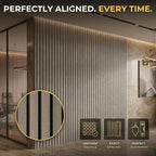From Plain to Beautiful in Hours WPC Exterior Wall Slat Panels Waterproof - Image 4