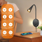 SANKEDOU LED Wall Mount Reading Light, Bedside Reading Lights - Image 7