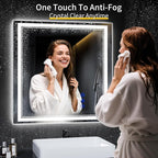 30"x30" LED Bathroom Mirror - Image 4
