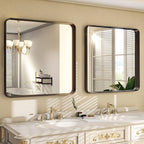 30"x 30" Black Bathroom Mirror - Image 2