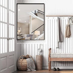 36”x 30” Black Bathroom Mirrors - Image 7