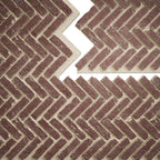 EverStone Herringbone Faux Brick Panel, 46 1/2"W x 25 1/4"H x 1"D, Old Town - Image 9