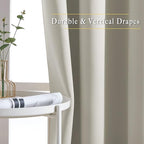 NICETOWN Short Cafe Curtain 54 inch Length, Window Treatment Thermal Insulated - Image 5