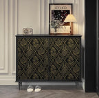 Toduso Peel and Stick Wallpaper Vintage Wall Paper Boho Contact Paper Black and - Image 6