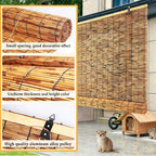 Outdoor Bamboo Blinds for Patio, Waterproof Reed Shades, Privacy Sun Shades - Image 2