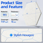 12 Pack Hexagon Acoustic Panels - Image 5