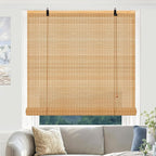 Bamboo Window Blinds, Roll Up Bamboo Blinds by Vteyeya