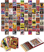 WOONKIT 60 PC Vintage Rock Band Posters, 70s 80s 90s Retro Concert Prints - Image 3