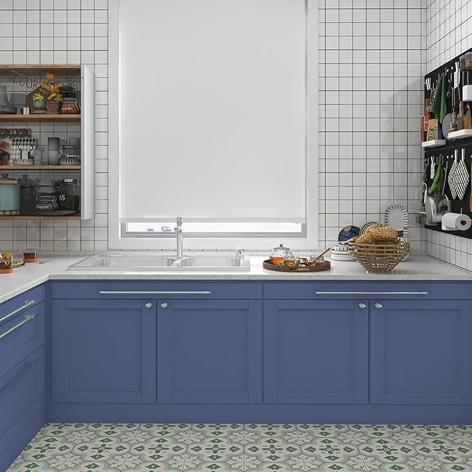 practicalWs Blue Peel and Stick Wallpaper 15.7" x 590.5" Blue Contact Paper - Image 7