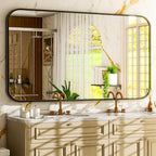 Easly 30 x 48 Inch Bathroom Mirror, Rounded Rectangular Vanity Mirror - Image 9
