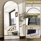 57" x 20" Arched Full Length Mirror - Image 7