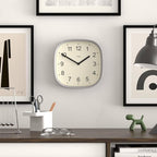 JONES CLOCKS® Sprite wall Clock | Modern Retro Rounded Square Clock | 10 inch | - Image 3