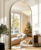 GLSLAND-34 x76 Arched Full Length Mirror-Oversize Floor Mirror Aluminum Alloy - Image 7