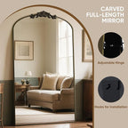Antok Arched Full Length Mirror, Full Body Mirrors - Image 7