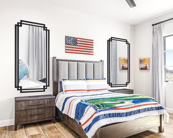 30" x 59" Large Wall Mirror for Decor, Hang Vertically or Horizontally - Image 6