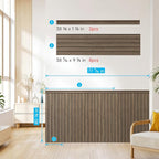 PS Wainscoting Wall Panel Kit, Paintable Waterproof PS Panels - Image 3