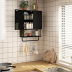 RUSTOWN Fluted Bathroom Wall Cabinet - Image 4