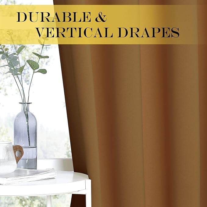 NICETOWN Sliding Door Curtain 108 Inches Long - Image 4