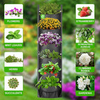 6 Pockets Hanging Planters for Outdoor Plants, One Pack Wall Planter Vertical - Image 3