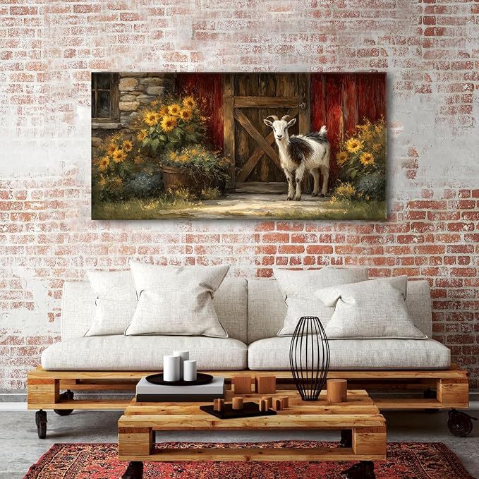 AIYISU Sunflower Wall Art Farmhouse Pictures Wall Decor Vintage Floral Prints - Image 4