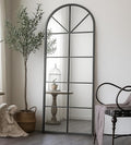 Floor Length Mirror, Oversize Farmhouse Full Body Standing Mirrors by ZMYCZ