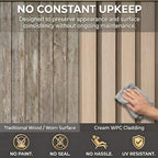 From Plain to Beautiful in Hours WPC Exterior Wall Slat Panels Waterproof - Image 7