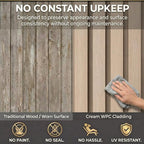 From Plain to Beautiful in Hours WPC Exterior Wall Slat Panels Waterproof - Image 7
