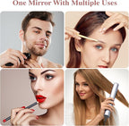 Wall Mounted Lighted Makeup Mirror, Rectangle Double Sided 1X/7X Magnifying - Image 8