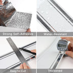 Thick Peel and Stick Baseboard Trim, 3.93" x 196.8" Wallpaper Borders, PVC+XPE - Image 7