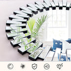 Chende Round Mirrors for Wall Decor, Modern Decorative Mirror for Entryway - Image 3