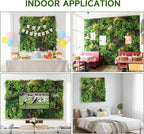 1PC 40"x 40" Artificial Grass for Wall, 3D Faux Boxwood Hedge Panels Green Wall - Image 7