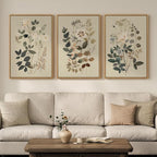 Framed Vintage Botanical Wall Art by Cuspin