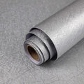 Abyssaly 15.7 inch X 118 inch Silver Grey Wallpaper Embossed Self Adhesive Peel by Abyssaly
