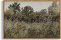 InSimSea Framed Canvas Wall Art, Countryside Field Modern Farmhouse Decor by InSimSeaArt