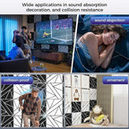 12 Pack 2-Layer Soundproof Wall Panels, 0.9lb/ft* High Density, Thicker 0.43 in - Image 6