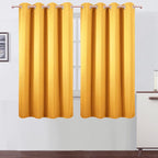 LEMOMO Yellow Thermal Blackout Curtains/52 x 63 Inch/Set of 2 Panels Room by Lemomo
