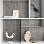 VEELIKE Lustre Brown Grasscloth Peel and Stick Wallpaper Textured Grasscloth - Image 7