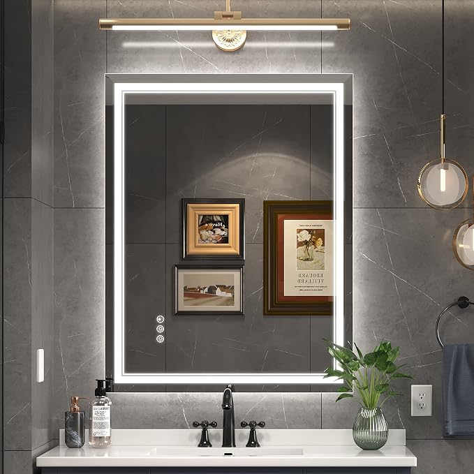 Ratsamee 28" x 36" Led Mirror for Bathroom by RATSAMEE