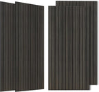 Wood Veneer Acoustic Panels, 4 Pack 47.2”x23.6” Sound Panels, Decorative Large by AUTORIFIC