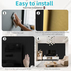 EVERECO 6 Pack Acoustic Panels Dual-Layer Thickened-47.2"x23.6"x0.72" - Image 8