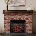 COMSTICKC 3D Red Brick Wall Panels Peel and Stick Tiles, Small Size Thin PVC - Image 7