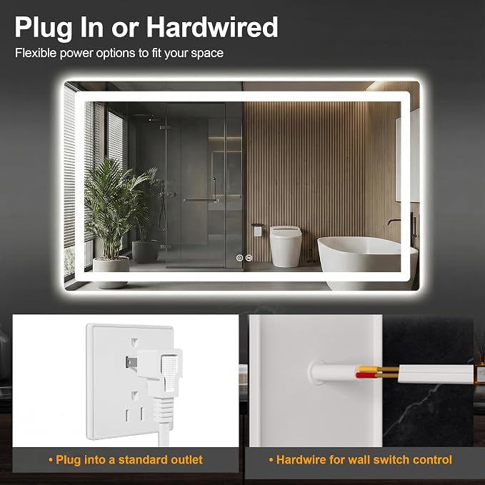 AMOISE LED Bathroom Vanity Mirror - Image 7