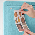 Lightomorrow Bulletin Board, 24 x 18 inches Felt Board Decorative Pin Board - Image 3