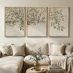Large Vintage Framed Botanical Wall Art by Cuspin