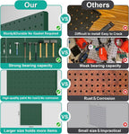 PegBoard, Heavy Duty Peg Board for Walls Home, Garage Tool Storage, Craft Room - Image 6