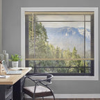 CHICOLOGY Mini Blinds for Indoor Windows – 30"W x 48"H, Cappuccino Horizontal - Image 2
