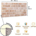 3D Faux Brick Wall Panels – Lightweight Styrofoam Cladding - Image 3